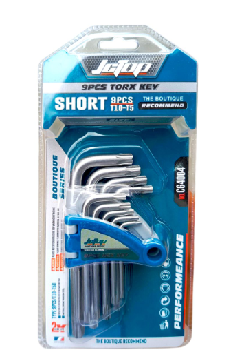 Miniatura 2 de JUEGO DE LLAVES TORX JCTOP 9 PIEZAS (p)